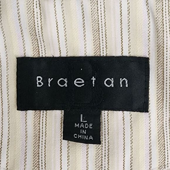 Braeton Ivory with Pink Accents Full Zip and Lined Women's SZ L - Picture 3 of 4